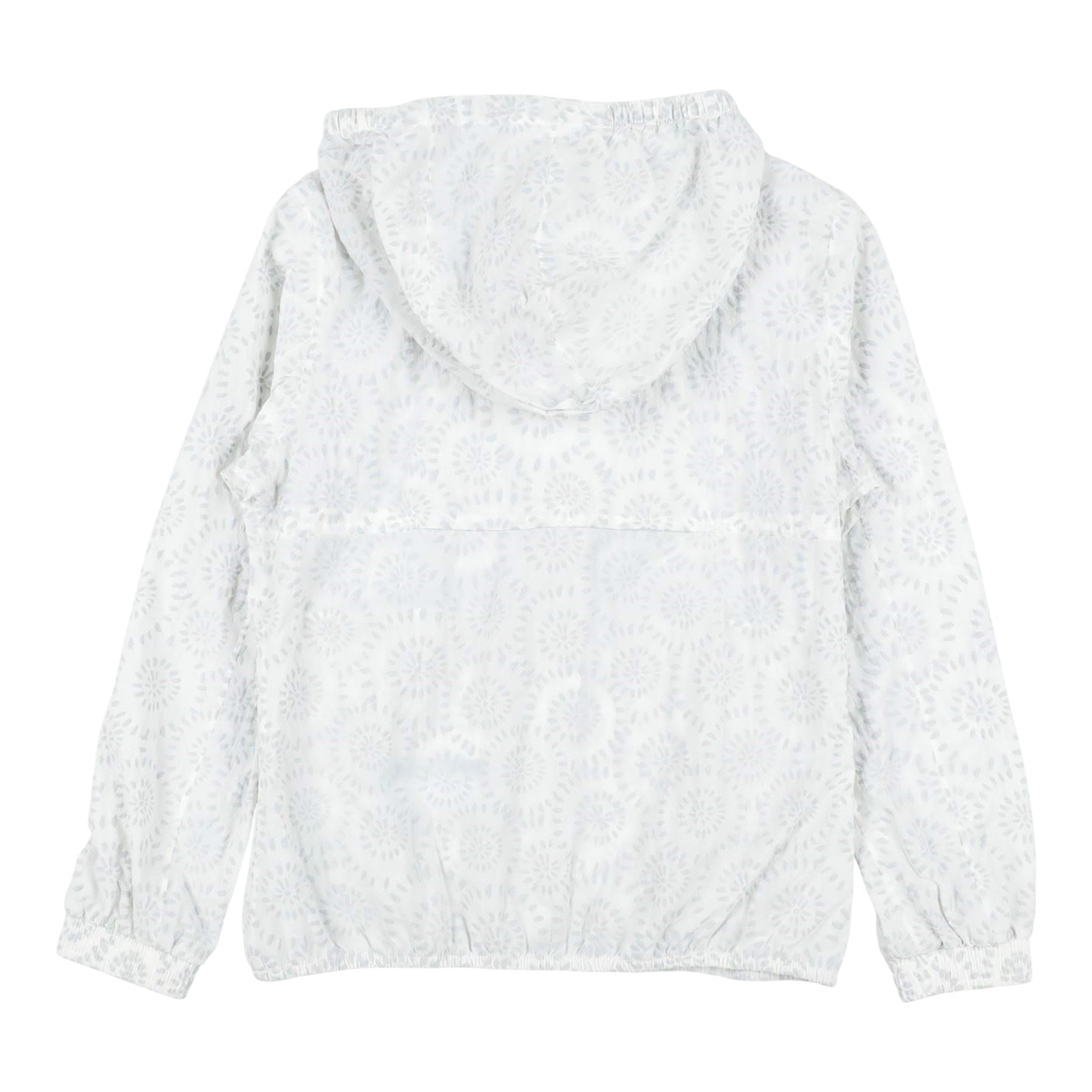 K-Way Giubbino Tinta Unita con Cappuccio per Bambina K6121UW BIANCO K-WAY 