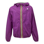 K-Way Giubbino Reversibile Bicolore con Cappuccio per Bambina K61313WK VIOLA/BEIGE K-WAY 