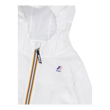 K-Way Giubbino Tinta Unita con Cappuccio per Bambina K61336W BIANCO K-WAY 