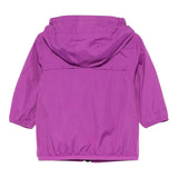 K-Way Giubbino Tinta Unita con Cappuccio per Bambina K61336WW VIOLA K-WAY 