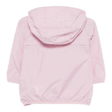 K-Way Giubbino Tinta Unita con Cappuccio per Bambina K61336WWW ROSA K-WAY 