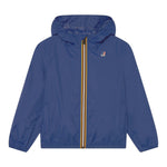 K-Way Giubbino Tinta Unita con Cappuccio per Bambino K61336WX BLU K-WAY 
