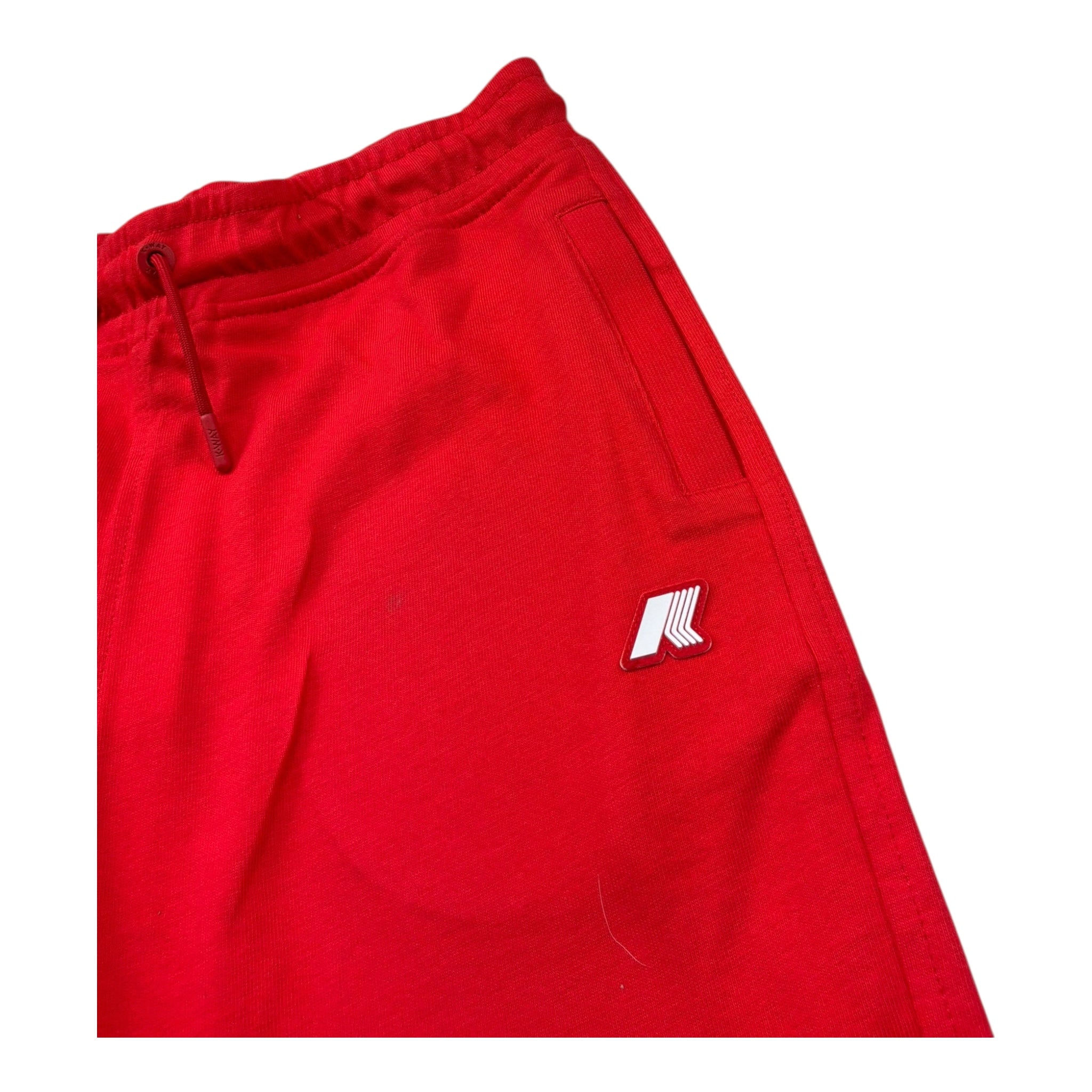 K-Way Bermuda Tinta Unita con Logo per Bambino K6133VW ROSSO K-WAY 