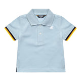 K-Way Polo Mezza Manica Tinta Unita per Neonato K71374WXX AZZURRO K-WAY 