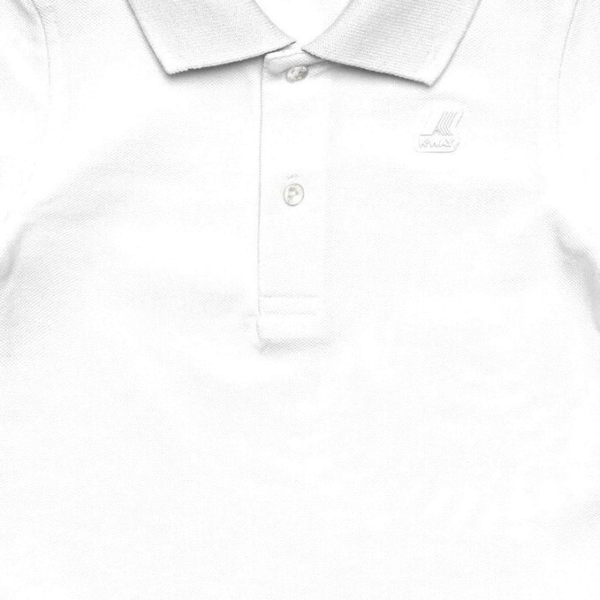K-Way Polo Mezza Manica Tinta Unita per Neonato K71374WXXX BIANCO K-WAY 