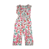 Kaos Tuta Intera Tinta Unita con Fantasia Fiori per Bambina DJJR BIANCO KAOS 