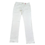 Kaos Pantalone Tinta Unita con Girovita Regolabile per Bambina KS186 BIANCO KAOS 