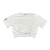 Kappa T-Shirt Girocollo Tinta Unita con Stampa per Bambina 3746MY00032 BIANCO KAPPA 