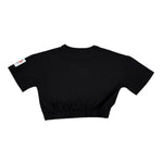 Kappa T-Shirt Girocollo Tinta Unita con Stampa per Bambina 3746MY00032 NERO KAPPA 