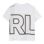 Karl Lagerfeld T-Shirt Girocollo Tinta Unita con Stampa per Bambino Z30432J BIANCO KARL LAGERFELD 