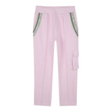 Karl Lagerfeld Pantalone Tuta Tinta Unita con Logo per Bambina Z30451 ROSA KARL LAGERFELD 