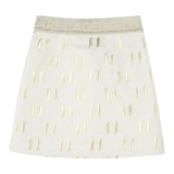 Karl Lagerfeld Gonna Tinta Unita con Elastico In Vita per Bambina Z30584 BEIGE KARL LAGERFELD 