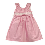 La Sartoria Dei Piccoli Abito Tinta Unita Giromanica per Neonata L027 ROSA LA SARTORIA DEI PICCOLI 