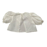 La Stupenderia coprispalleTinta Unita con Trasparenze per Bambina CJGH84 BEIGE LA STUPENDERIA 