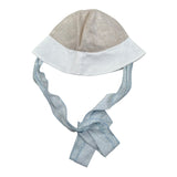 La Stupenderia Cappello Modello Pescatore Bicolore per Neonato TBCP57 BIANCO/BEIGE LA STUPENDERIA 