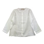 La Stupenderia Camicia Tinta Unita con Manica Lunga per Bambino TCCM75 BIANCO LA STUPENDERIA 