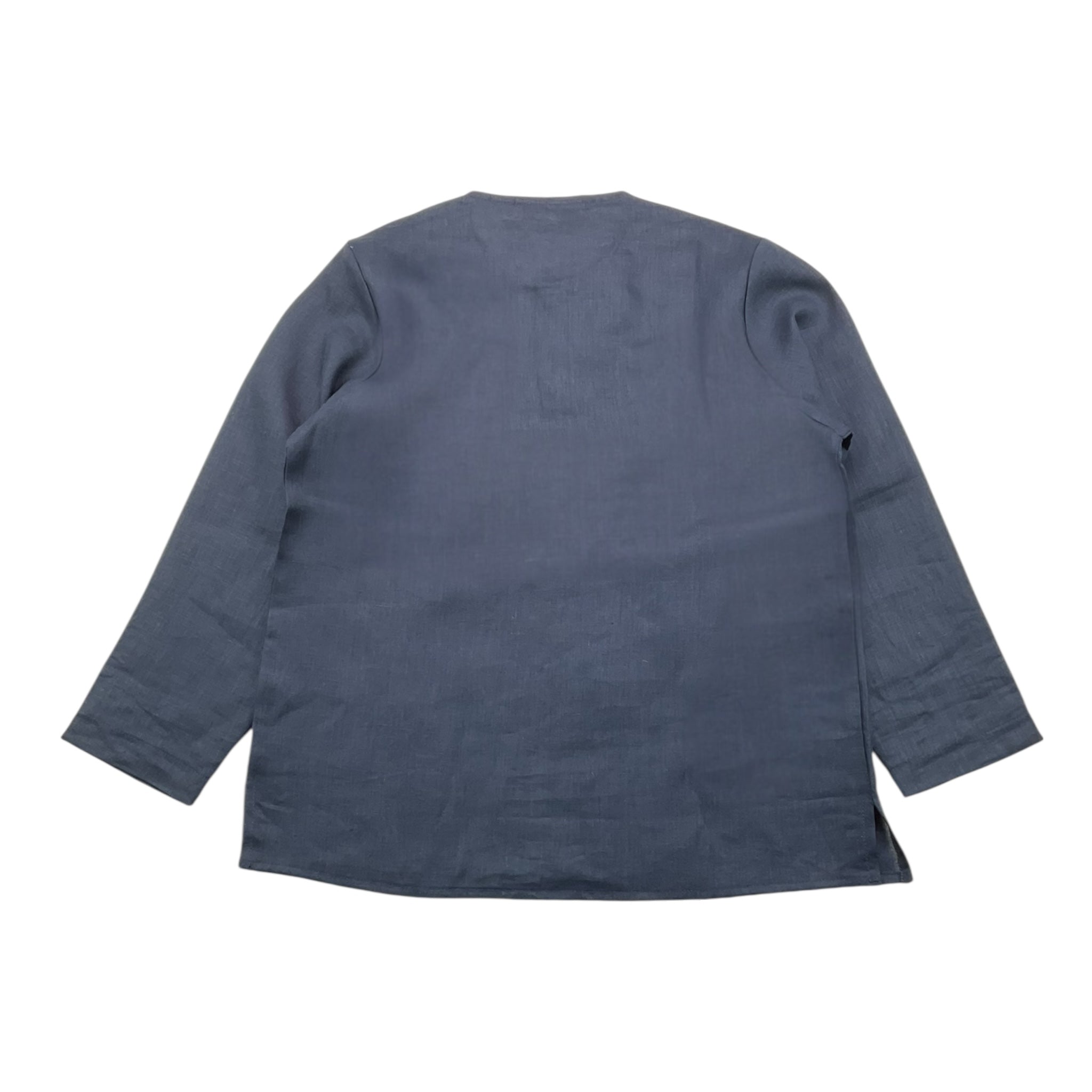 La Stupenderia Camicia Tinta Unita con Manica Lunga per Bambino TCCM75 BLU LA STUPENDERIA 