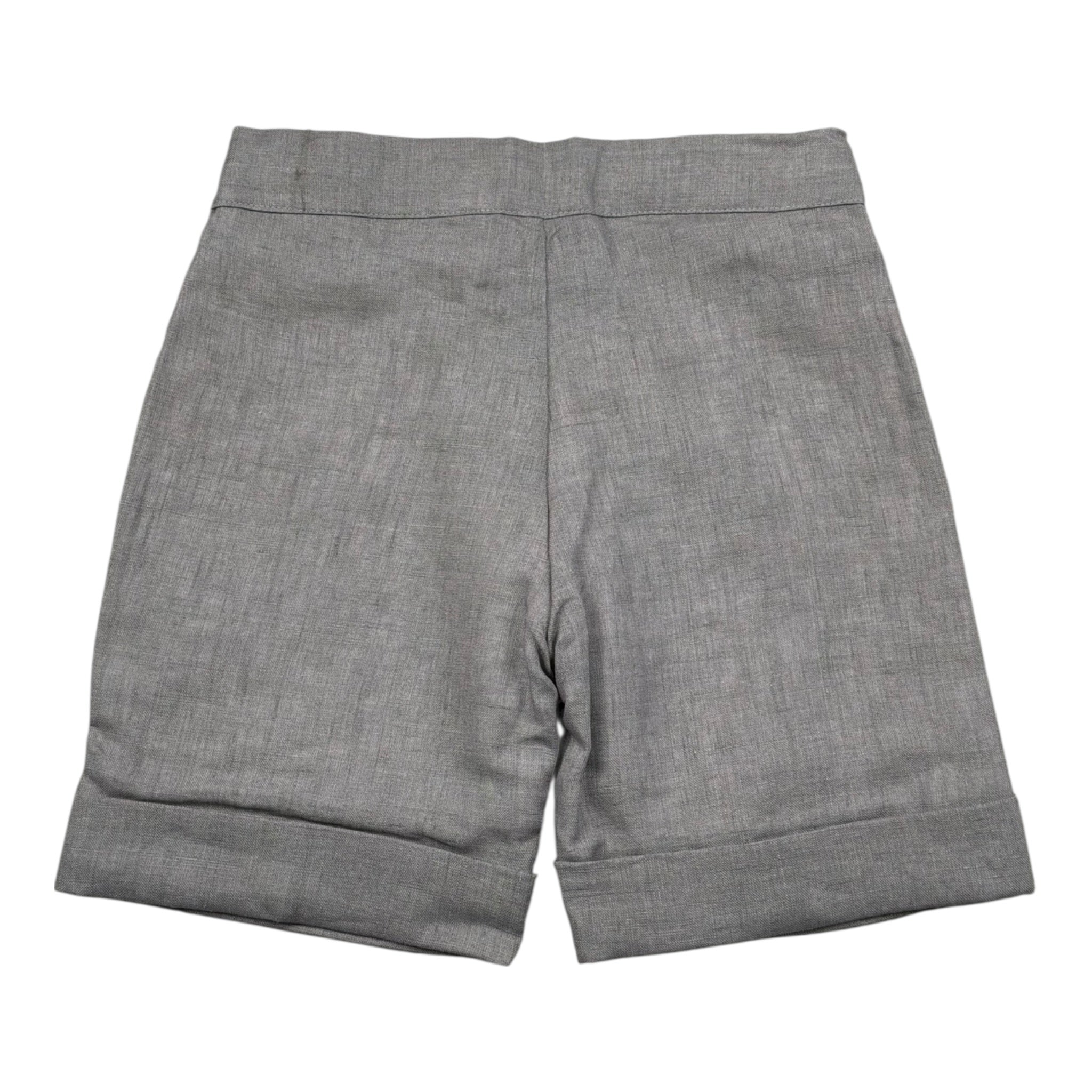 La Stupenderia Bermuda tinta unita con Elastico In Vita Grigio per Bambino TJBR71 GRIGIO LA STUPENDERIA 