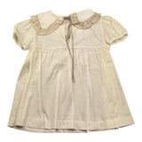 La Stupenderia Camicia Mezza Manica Tinta Unita con Colletto per Bambina TJCM72 PANNA LA STUPENDERIA 