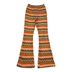 La Stupenderia Pantalone Ricami In Contrasto Modello Zampa per Bambina TJPN94 MULTICOLOR LA STUPENDERIA 