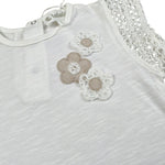 Lalalu' Completo 2 Pezzi T-Shir-Short per Neonata CCTL0011PX BIANCO/BEIGE LALALU' 