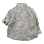 Lalalu' Camicia Manica Lunga tinta unita con Stampa Beige per Neonato CML130PBX BEIGE LALALU' 
