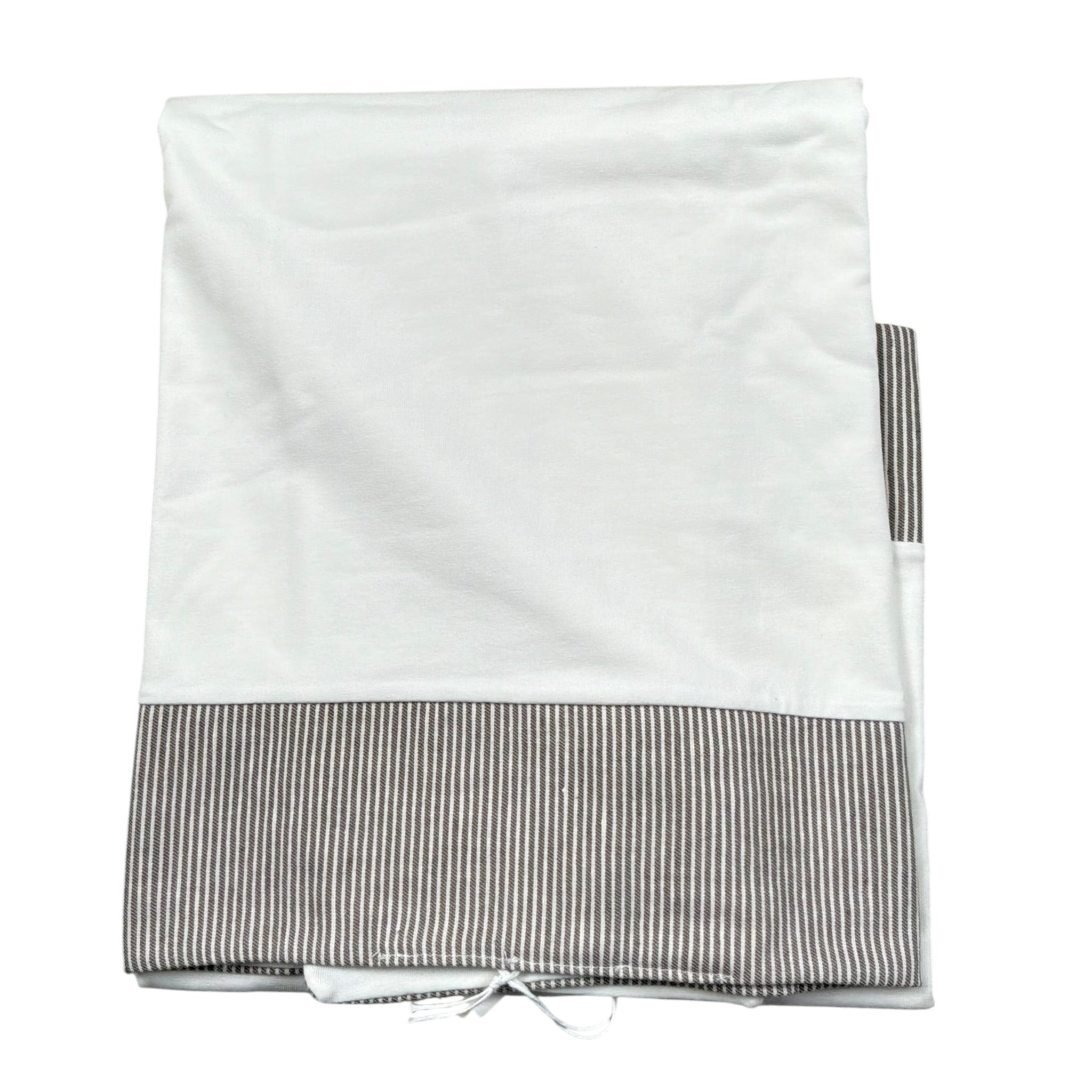 Lalalu' Coperta tinta unita con Stampa Bianco per Neonato COL4P BIANCO LALALU' 