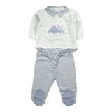 Lalalu' Completo 2 Pezzi Shirt-Ghettina Bianco per Neonato CPL3P BIANCO LALALU' 