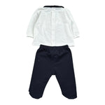 Lalalu' Completo 2 Pezzi Shirt-Ghettina Bianco per Neonato CPL6P BIANCO LALALU' 