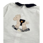 Lalalu' Completo 2 Pezzi Shirt-Ghettina Bianco per Neonato CPL6P BIANCO LALALU' 