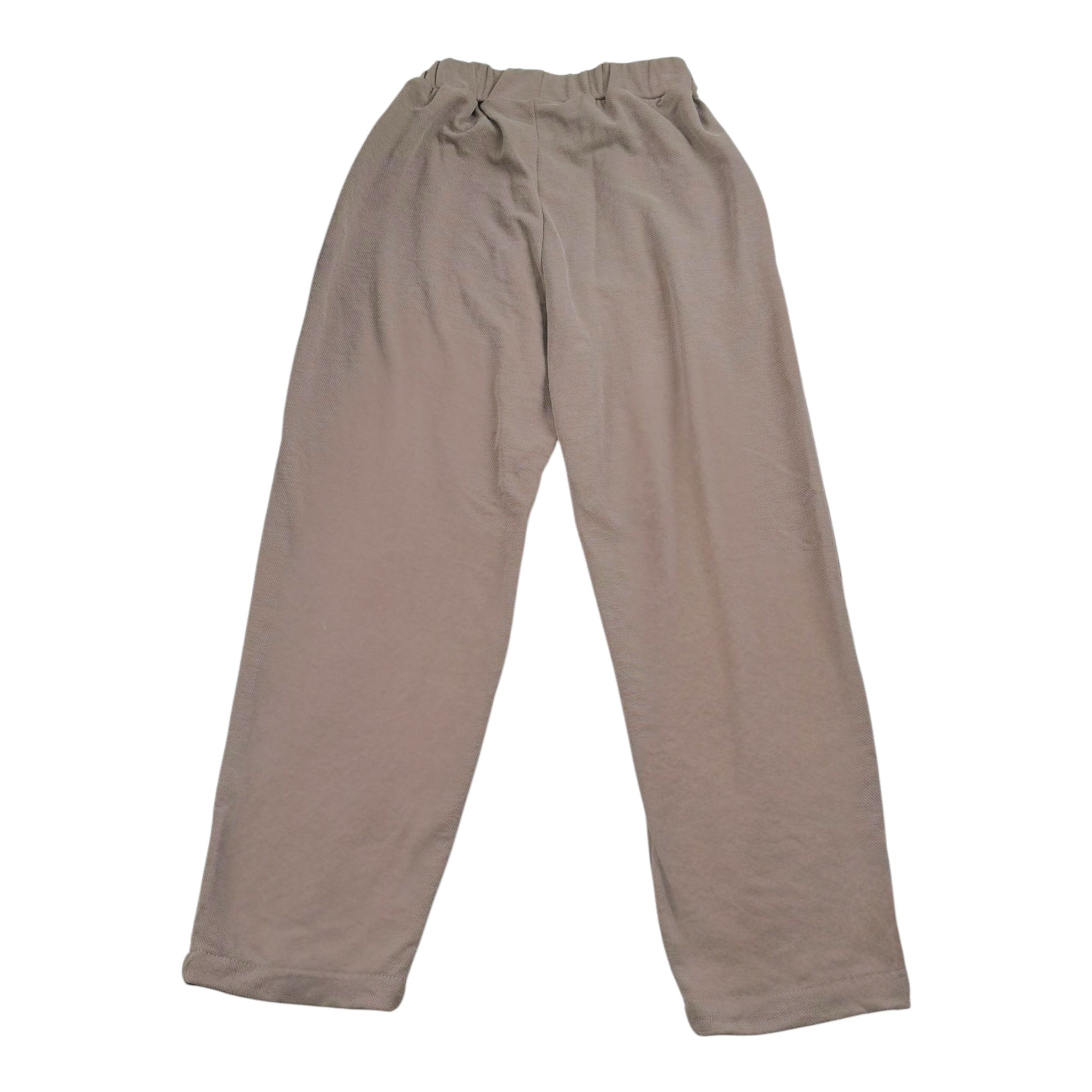 Lalalu' Pantalone tinta unita con Elastico In Vita Fango per Bambino PTL600PB FANGO LALALU' 