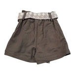 Lalalu' Short tinta unita con Cintura Marrone per Neonata SHL70PBXN MARRONE LALALU' 