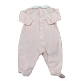 Lalalu' Tutina Tinta Unita con Colletto per Neonata TJL010P ROSA LALALU' 