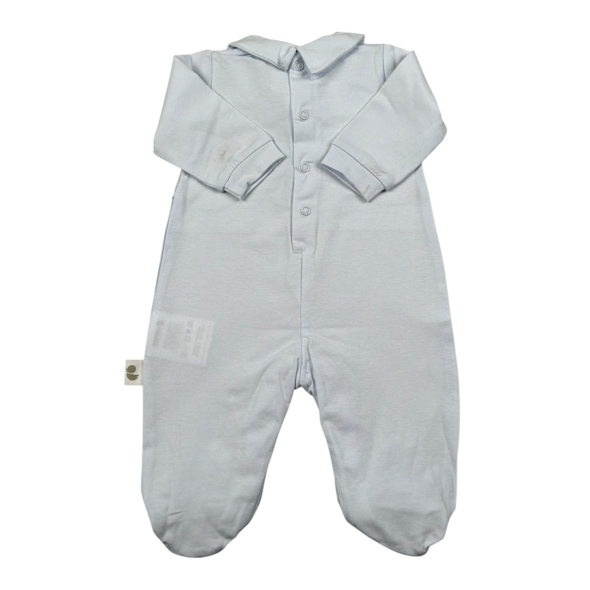Lalalu' Tutina tinta unita con Stampa Azzurro per Neonato TJL510P AZZURRO LALALU' 
