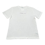 Lalalu' T-Shirt Girocollo Tinta Unita con Stampa per Bambino TSL130PB BIANCO LALALU' 