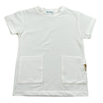 Lalalu' T-Shirt Girocollo tinta unita Bianco per Bambino TSL50PBX BIANCO LALALU' 
