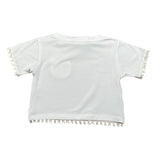 Lalalu' T-Shirt tinta unita Girocollo con Taschino Bianco per Neonata TSL80PBXX BIANCO LALALU' 