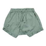 Laranjinha Short Tinta Unita con Elastico In Vita per Neonata 92908V5802U63 VERDE LARANJINHA 