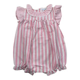 Laranjinha Pagliaccetto Bicolore con Fantasia A Righe per Neonata 92984V5837R57 BIANCO/ROSA LARANJINHA 