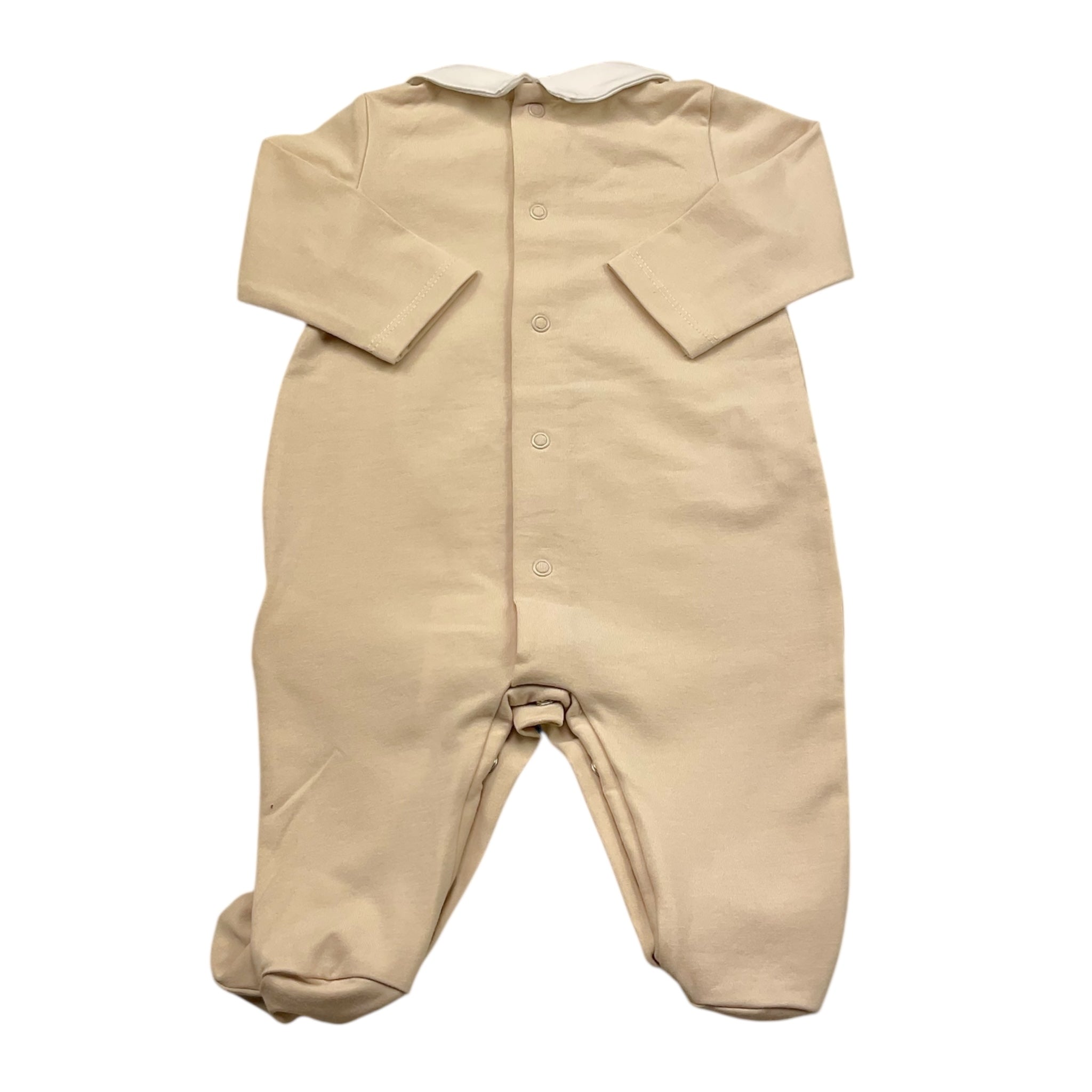Le Bebe' Tutina Tinta Unita con Stampa per Neonato LBB4822 BEIGE LE BEBE' 