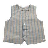 Le Bebe Gilet Fantasia A Righe per Neonato LBB4964 BEIGE LE BEBE 