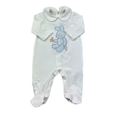 Le Bebe Tutina Manica Lunga Tinta Unita  per Neonato LBB5260 BIANCO LE BEBE 