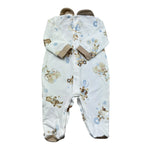 Le Bebe Tutina Manica Lunga Tinta Unita con Stampe per Neonato LBB5272 BIANCO LE BEBE 