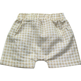 Le Bebe Bermuda Fantasia Quadretti per Neonato LBB5292 GIALLO LE BEBE 