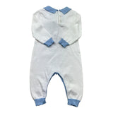 Le Bebe Tutina Manica Lunga Tinta Unita con Ricami per Neonato LBB5317 BIANCO LE BEBE 