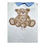 Le Bebe Pagliaccetto Mezza Manica Tinta Unita con Ricami per Neonato LBB5320 BIANCO LE BEBE 