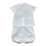 Le Bebe Completo 2 Pezzi Camicia-Culotte per Neonato LBB5323 BIANCO LE BEBE 