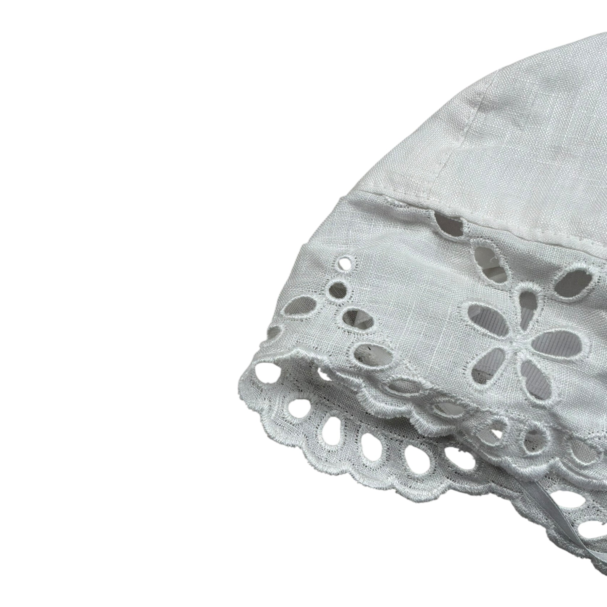 Le Bebe Cappello Tinta Unita  per Neonata LBG4759 BIANCO LE BEBE 