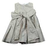 Le Bebe Abito Giromanica Tinta Unita Fantasia A Righe per Neonata LBG5818 BEIGE LE BEBE 