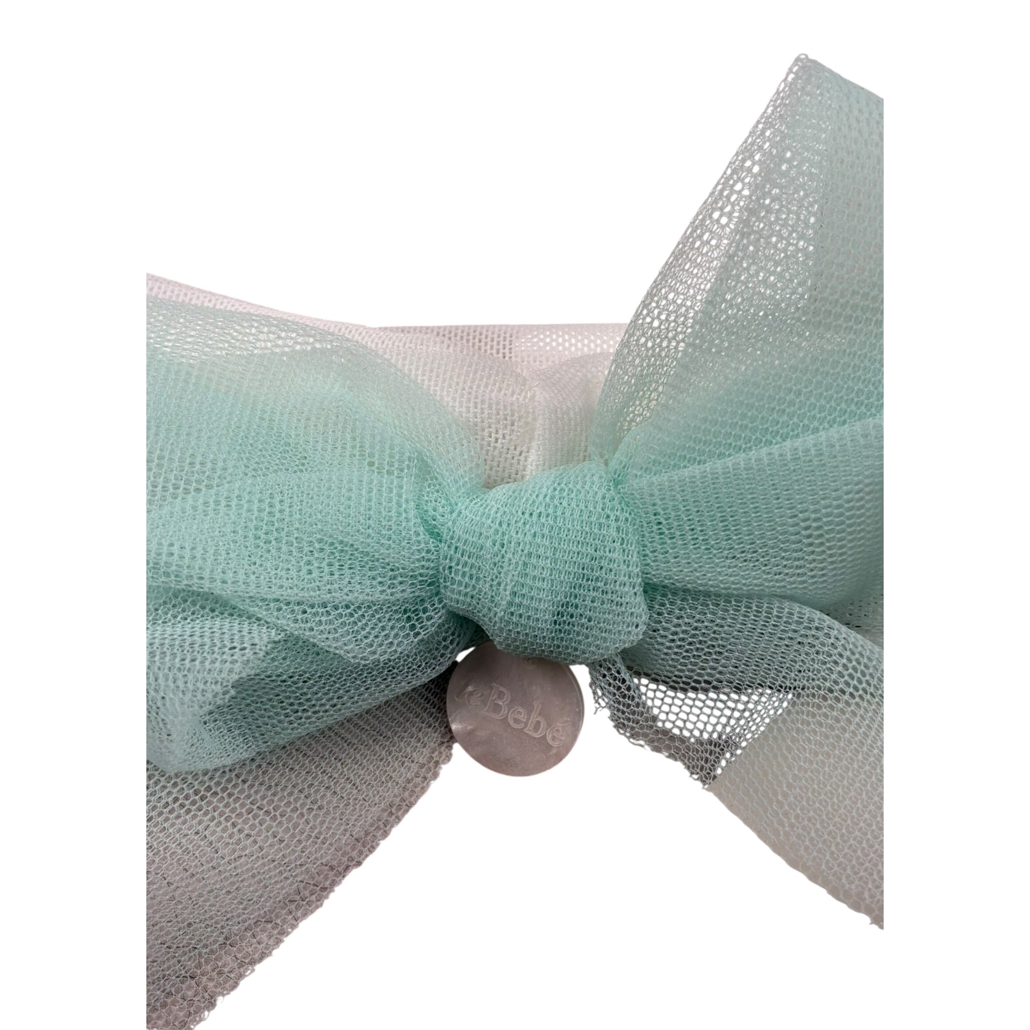 Le Bebe Fascia Capelli Tinta Unita per Neonata LBG5866 BIANCO LE BEBE 
